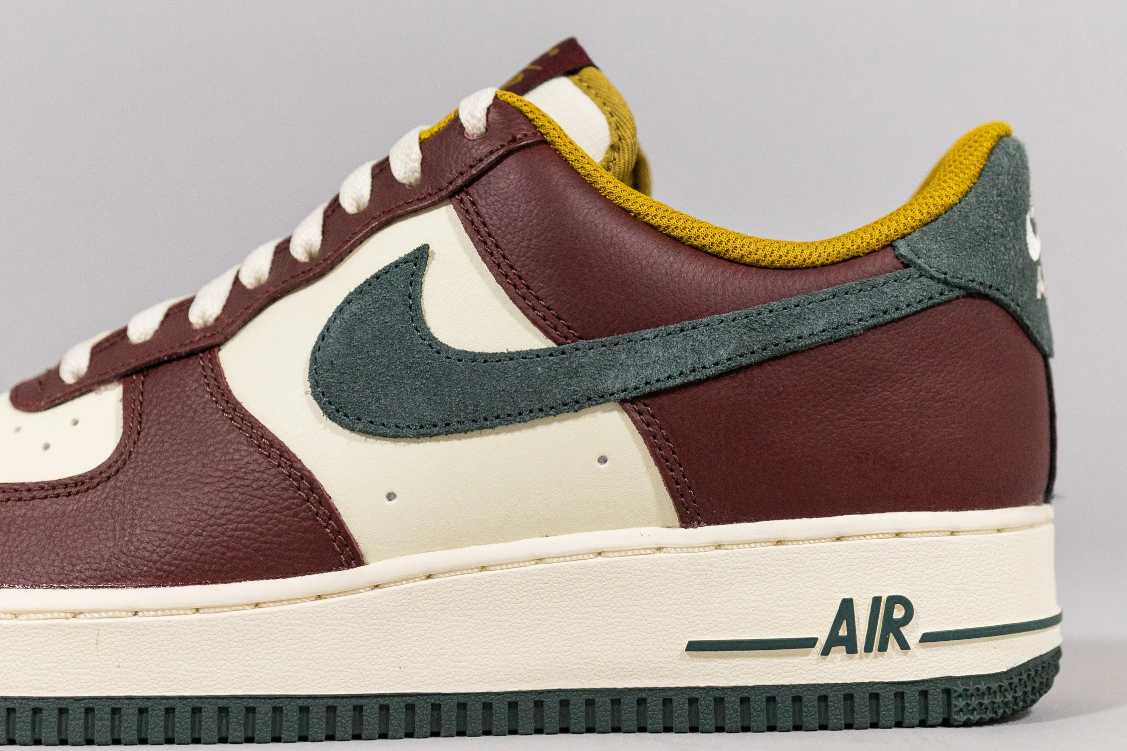 Nike Air Force 1 Low 'Coconut Milk and  Vintage Green' urban vibe