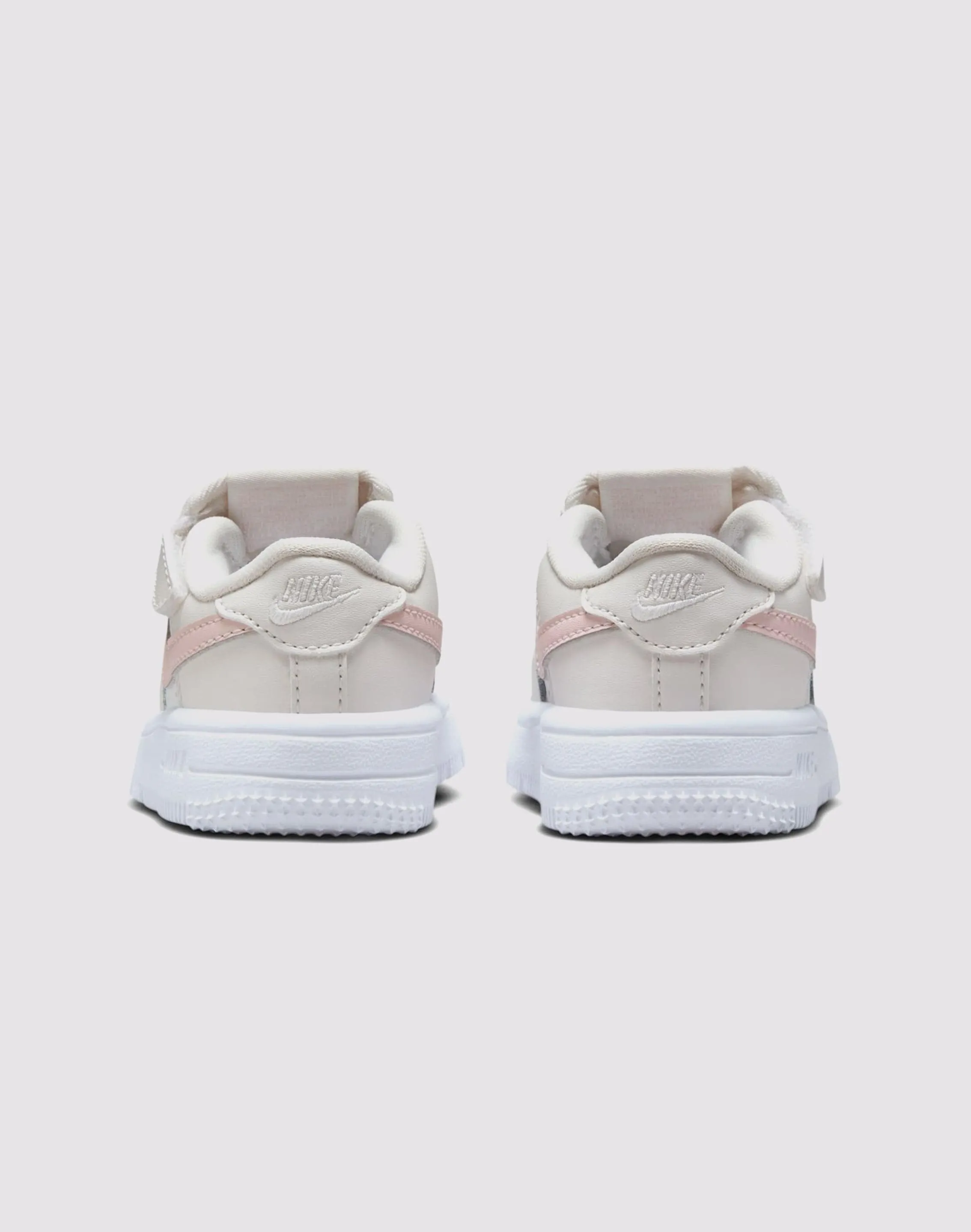 Nike Air Force 1 Low EasyOn Toddler Girls' "Phantom/Echo Pink/Summit White" TPU Midsole All Day