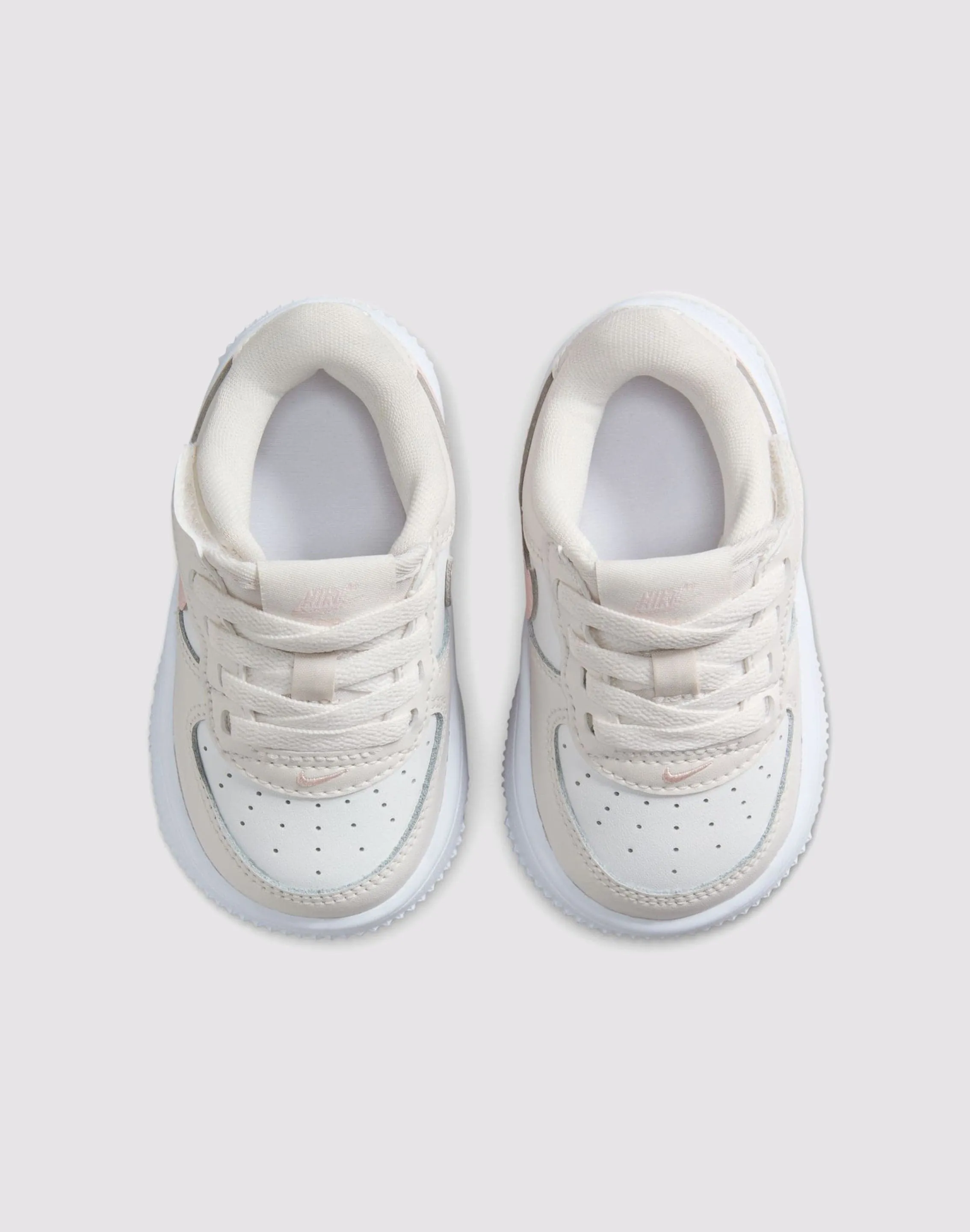 Nike Air Force 1 Low EasyOn Toddler Girls' "Phantom/Echo Pink/Summit White" Impact absorption