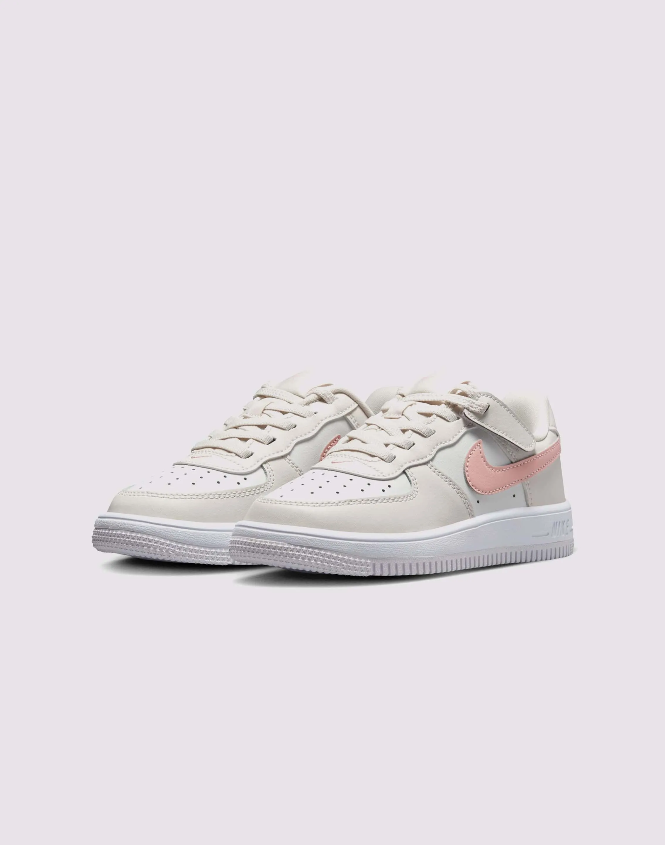 Nike Air Force 1 Low EasyOn Toddler Girls'&nbsp;"Phantom/Echo Pink/Summit White"&nbsp;Shoe Dynamic Fit