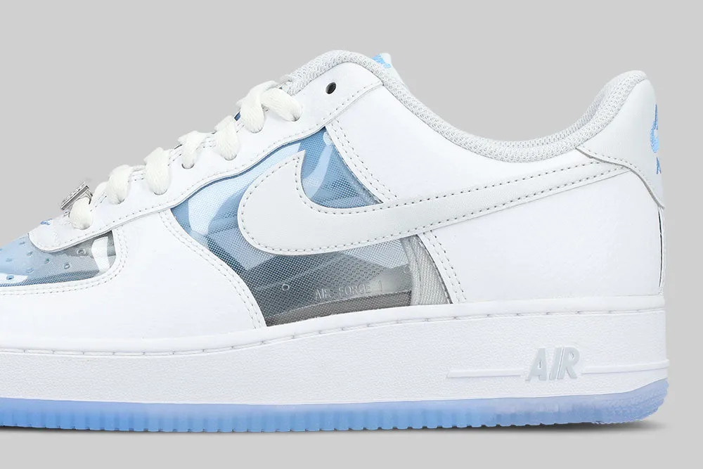 Nike Air Force 1 'White and University Blue' Outdoor Fashion All Occasion