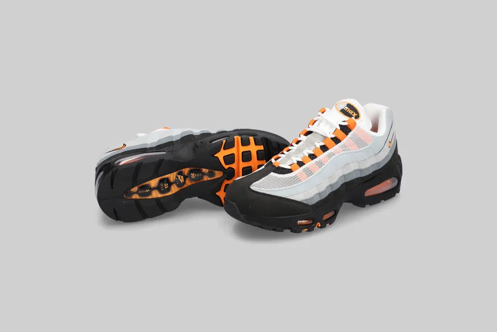 Adaptive Flex Technology LeatherUpper Nike Air Max 95 OG 'Bright Mandarin'