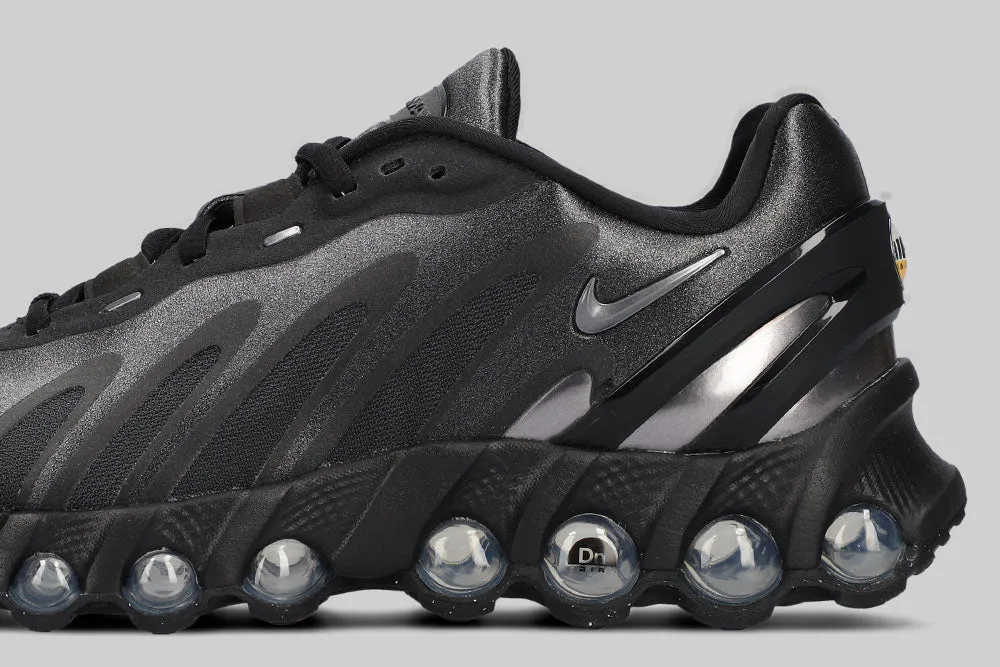 Nike Air Max Dn8 'Black and Metallic Dark Grey' Stretch Material