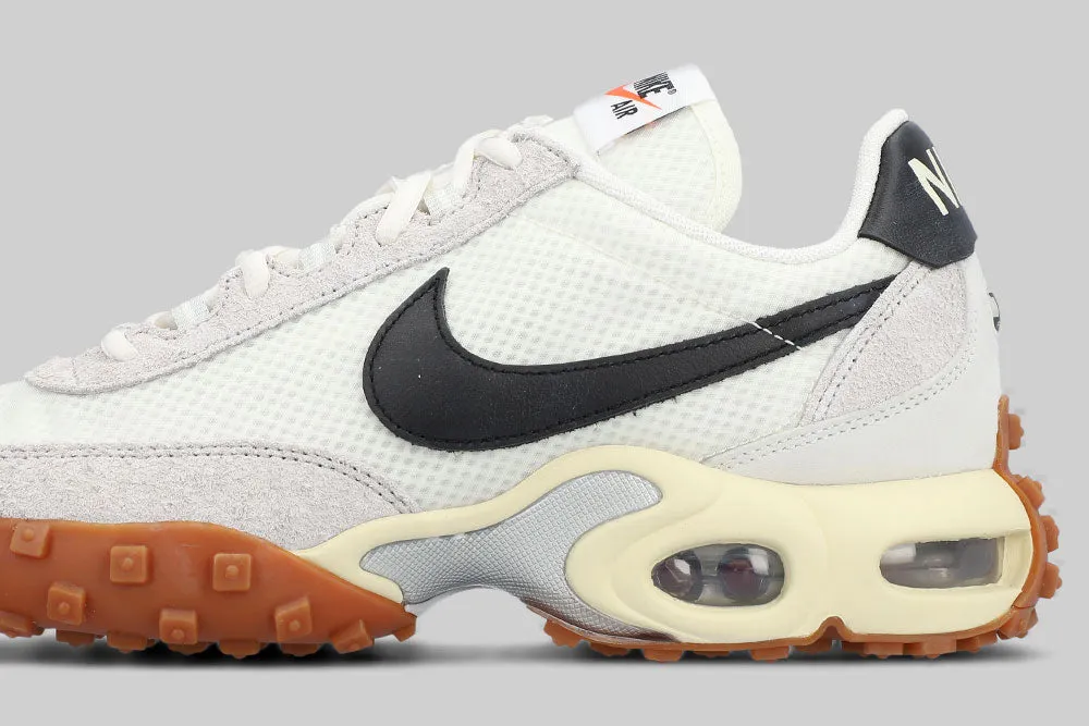 Nike Air Max Waffle 'Sail and Neutral Grey' Sneaker Deals Knit Fabric Design