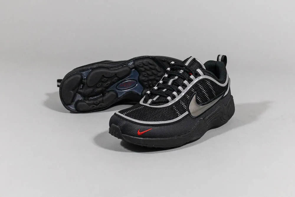 Nike Air Zoom Spiridon 'Black and Metallic Silver' Modern Cushioned Insock