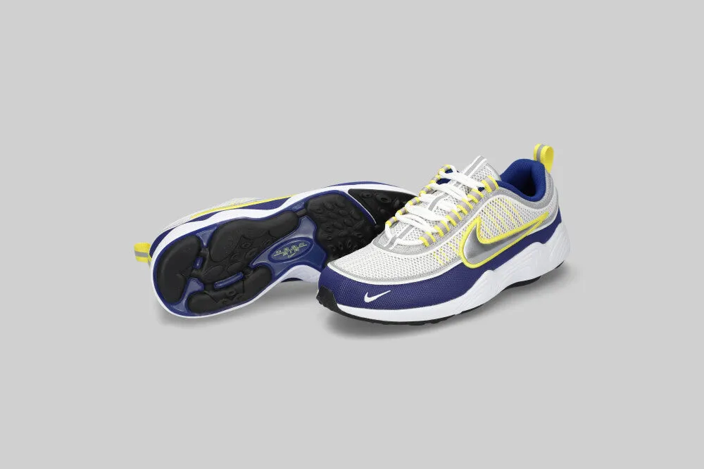 Maximum Cushioning Stable Form Nike Air Zoom Spiridon 'Deep Royal Blue and Metallic Silver'