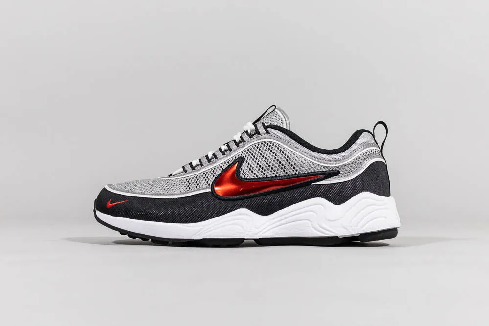 Cross Training Ready Nike Air Zoom Spiridon 'Metallic Silver and Sport Red'