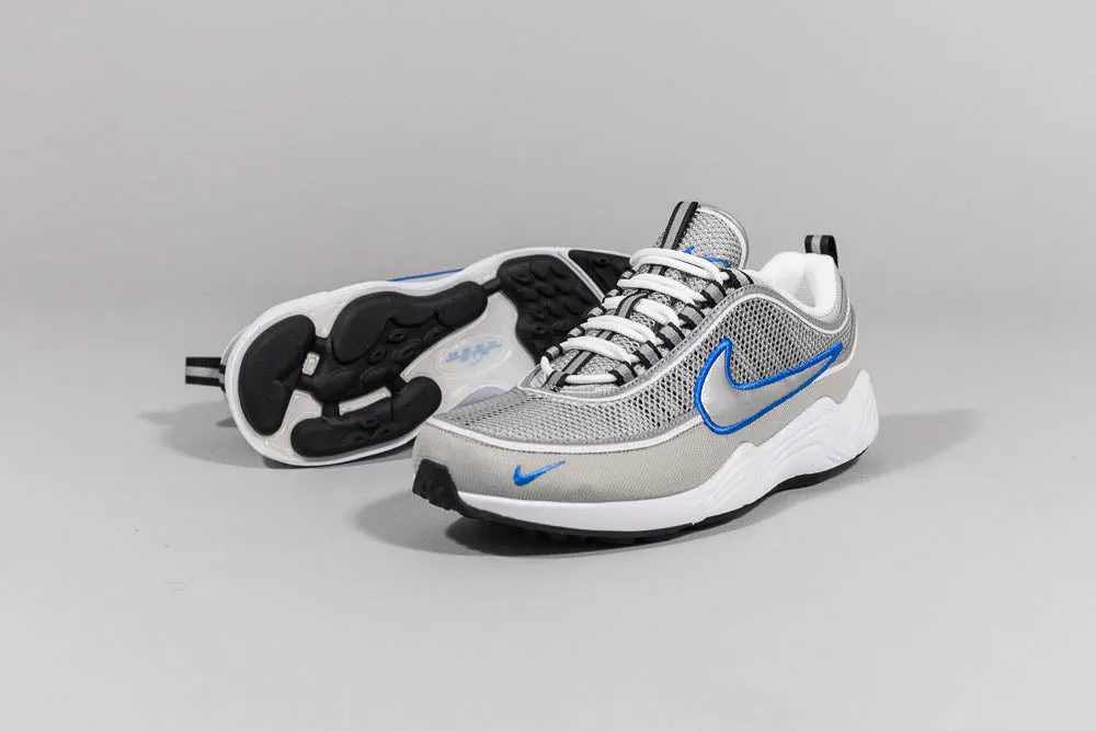 Odor control Lockdown Lacing System Nike Air Zoom Spiridon 'Metallic Silver'