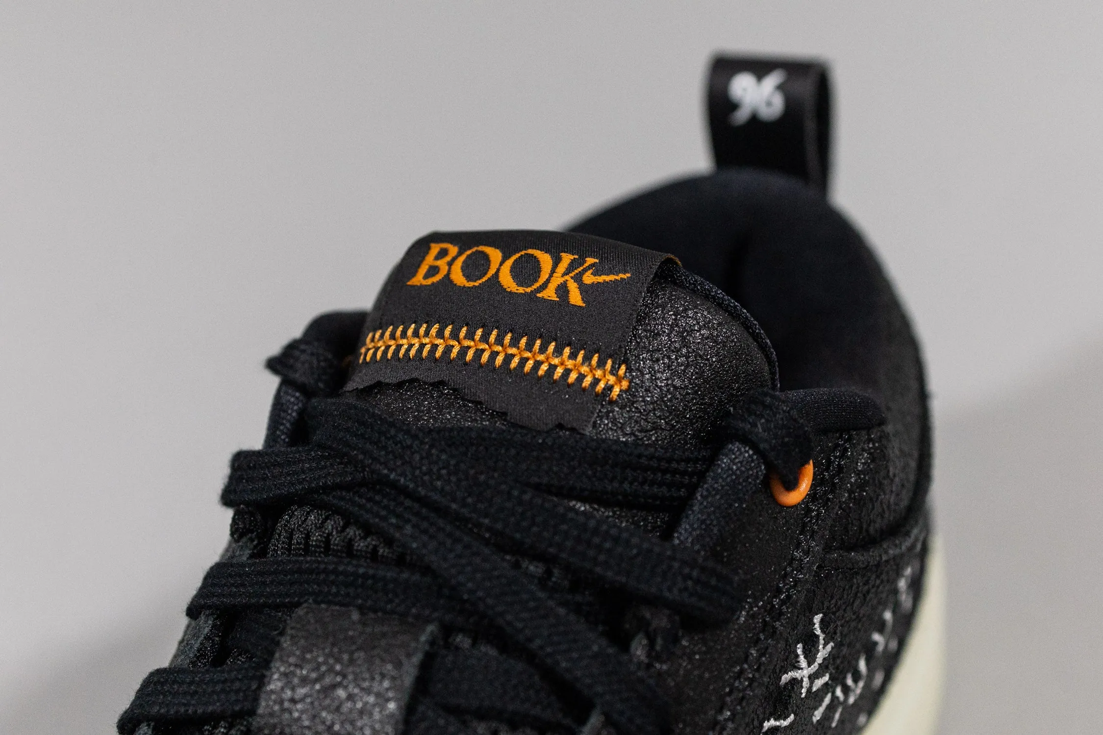 Nike Book 1 Leather "Halloween" 'Black and White' Weekend Walk Eco Support