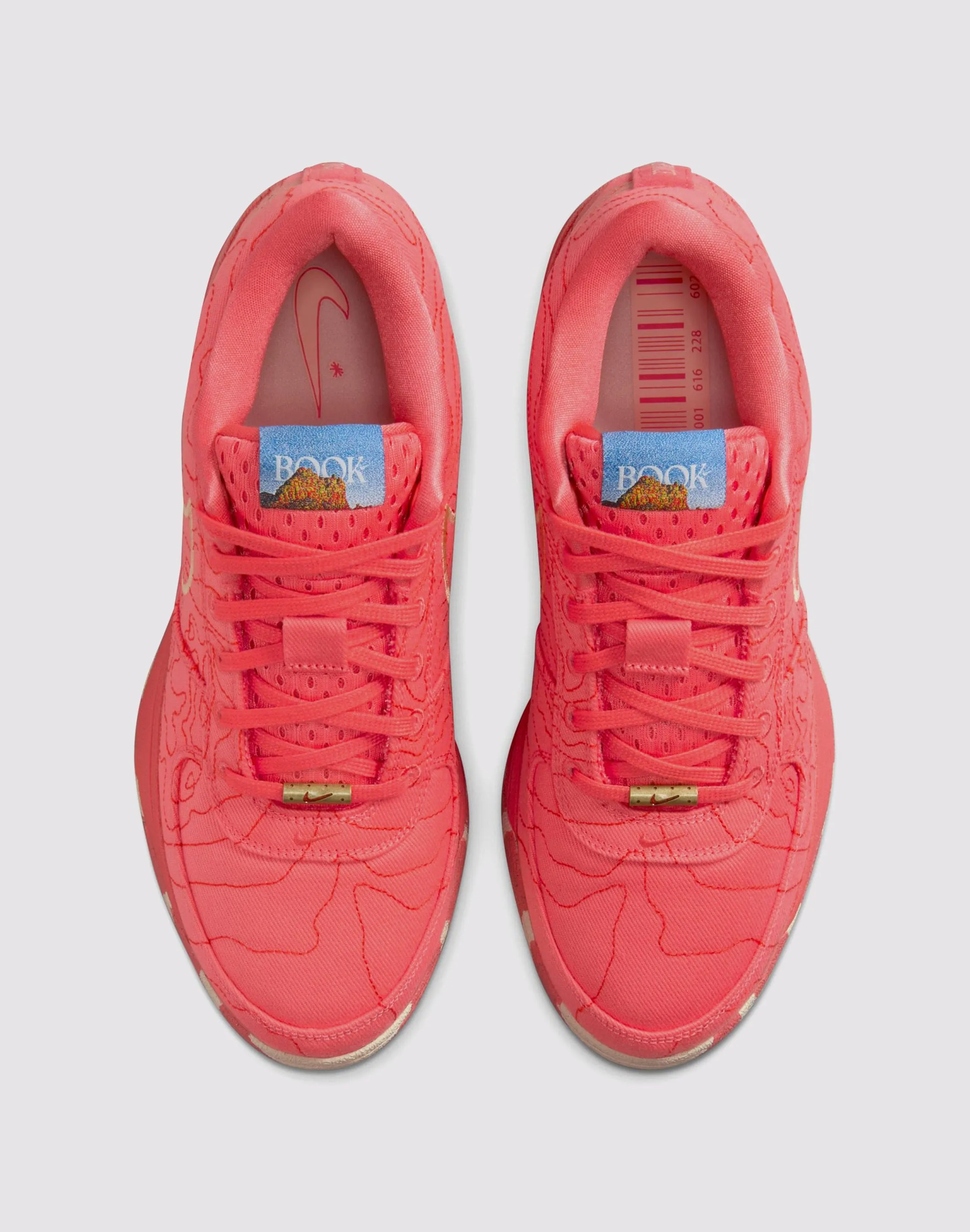 Nike Book 1 "Sedona" Basketball Wide Forefoot Design Tear Resistant Material