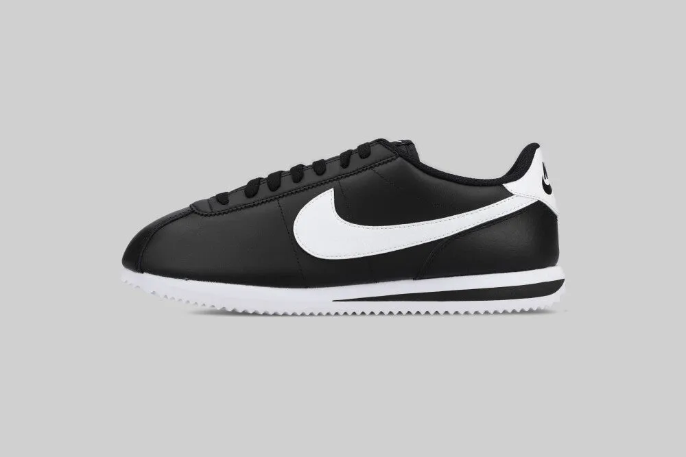 Nike Cortez Leather 'Black and White' Abrasion Resistant Guards