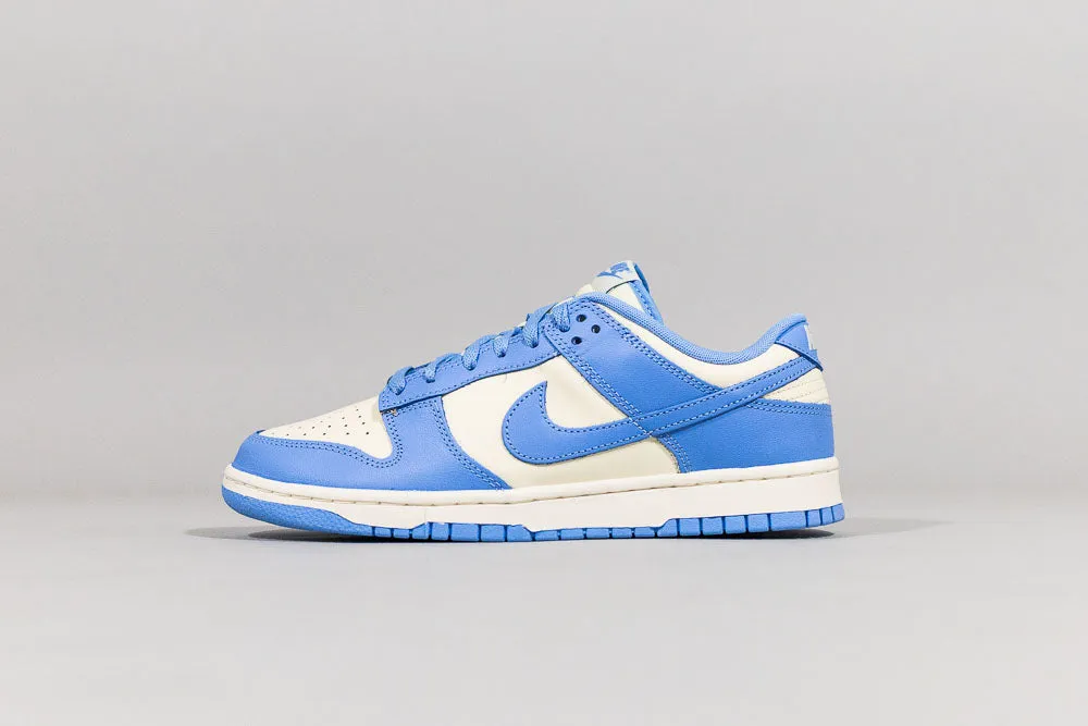 Contoured Heel Cup Nike Dunk Low 'Coconut Milk and University Blue'