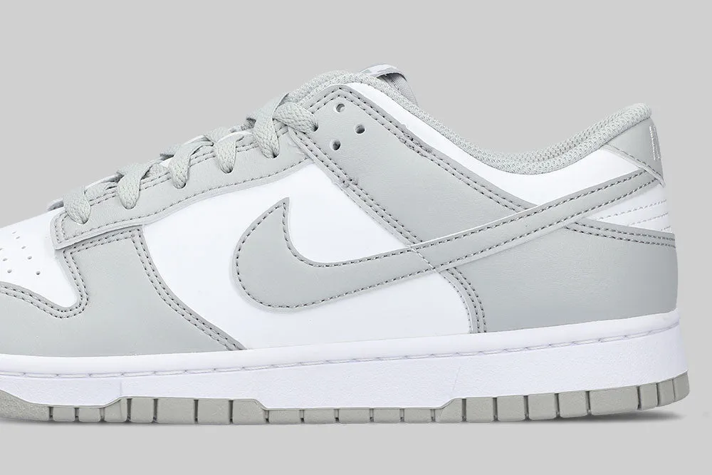 Stretch Wear Dual Density Outsoles Nike Dunk Low Retro 'White and Light Smoke Grey'
