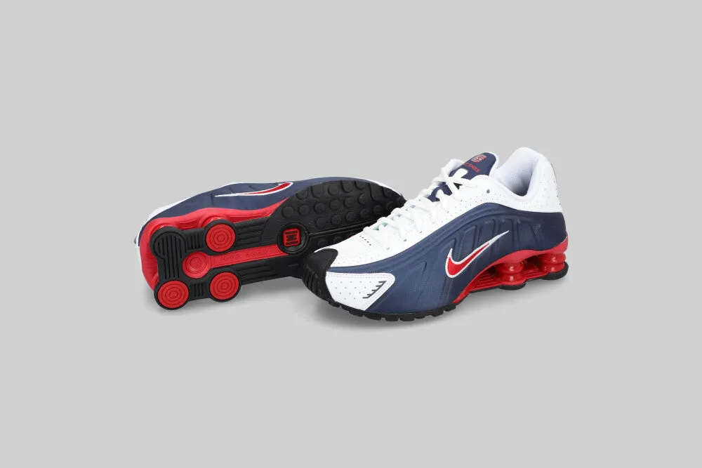 Balance Focus Nike Shox R4 (GS) 'Midnight Navy and Gym Red'