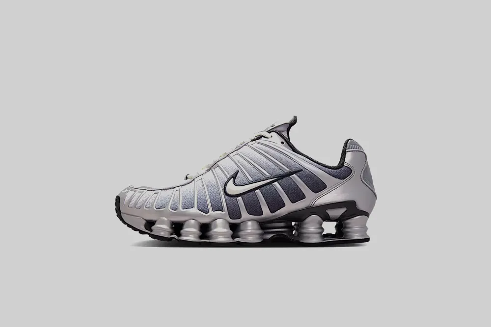 Nike Shox TL 'Metallic Silver' Mid Top Style