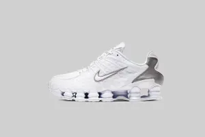Bold Finish Nike Shox TL 'White and Metallic Silver'