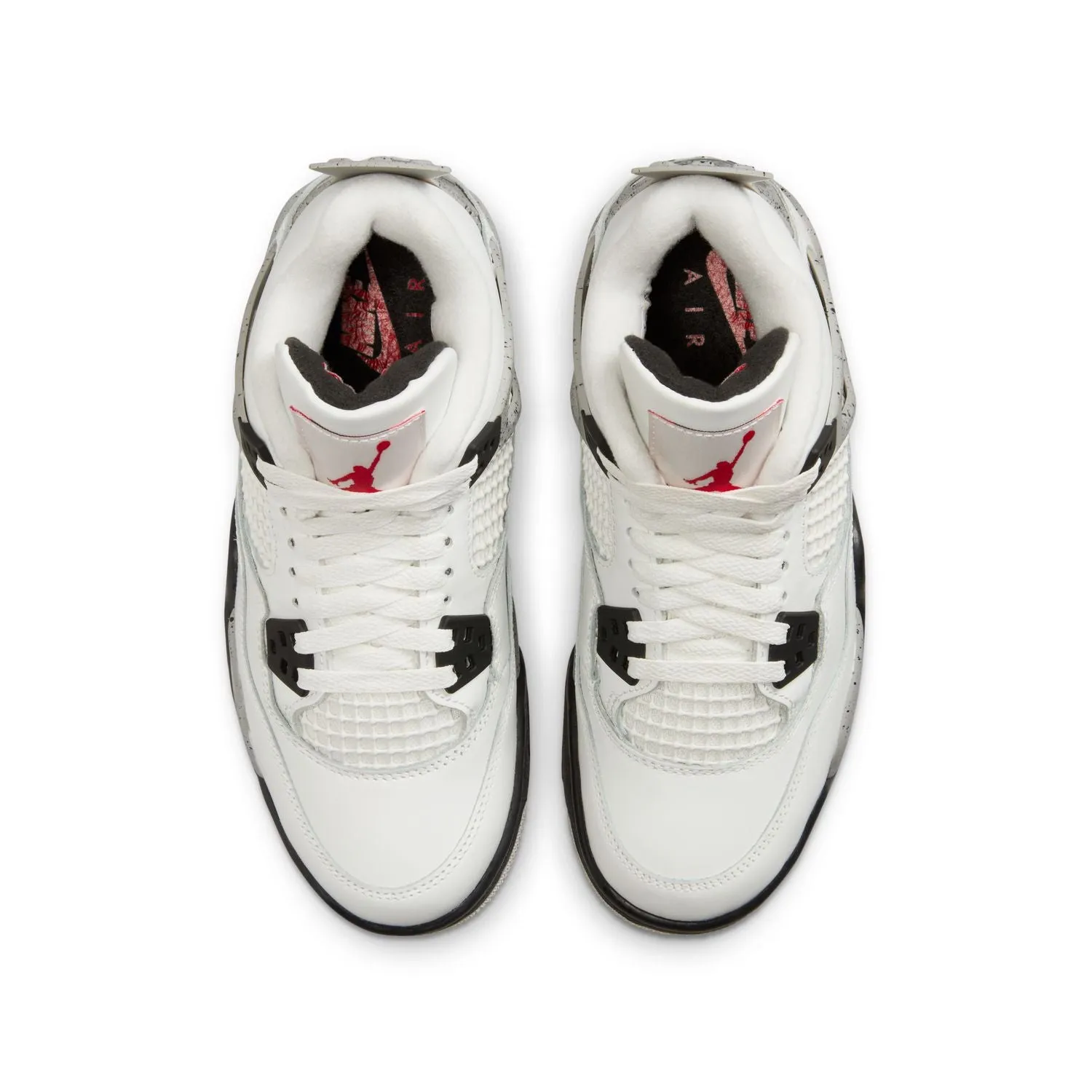 Kids Air Jordan 4 Retro 'White Cement' High Performance Speed All Game Surface