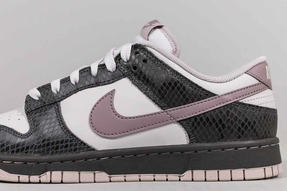 Nike Dunk Low SE 'Medium Ash and Snakeskin' vibration damping Simple Edge