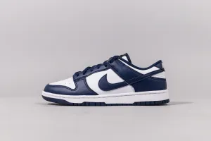 Nike Dunk Low Retro 'White and Midnight Navy' Fresh Move
