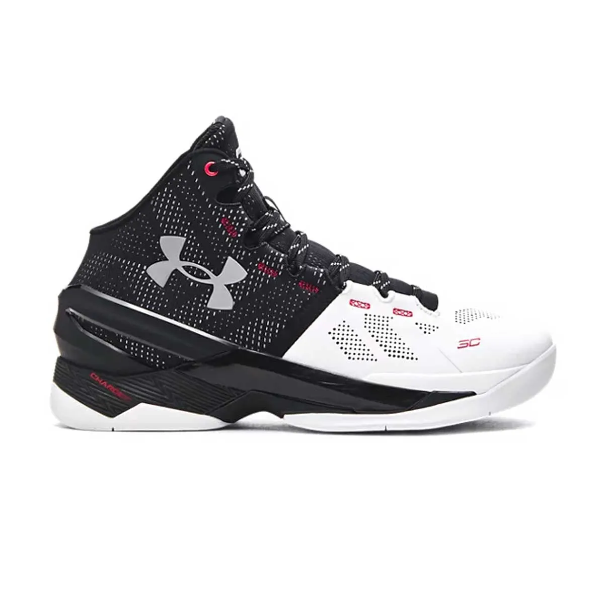 Lateral Cut Stability Active Wear Curry 2 Retro 'White Black'