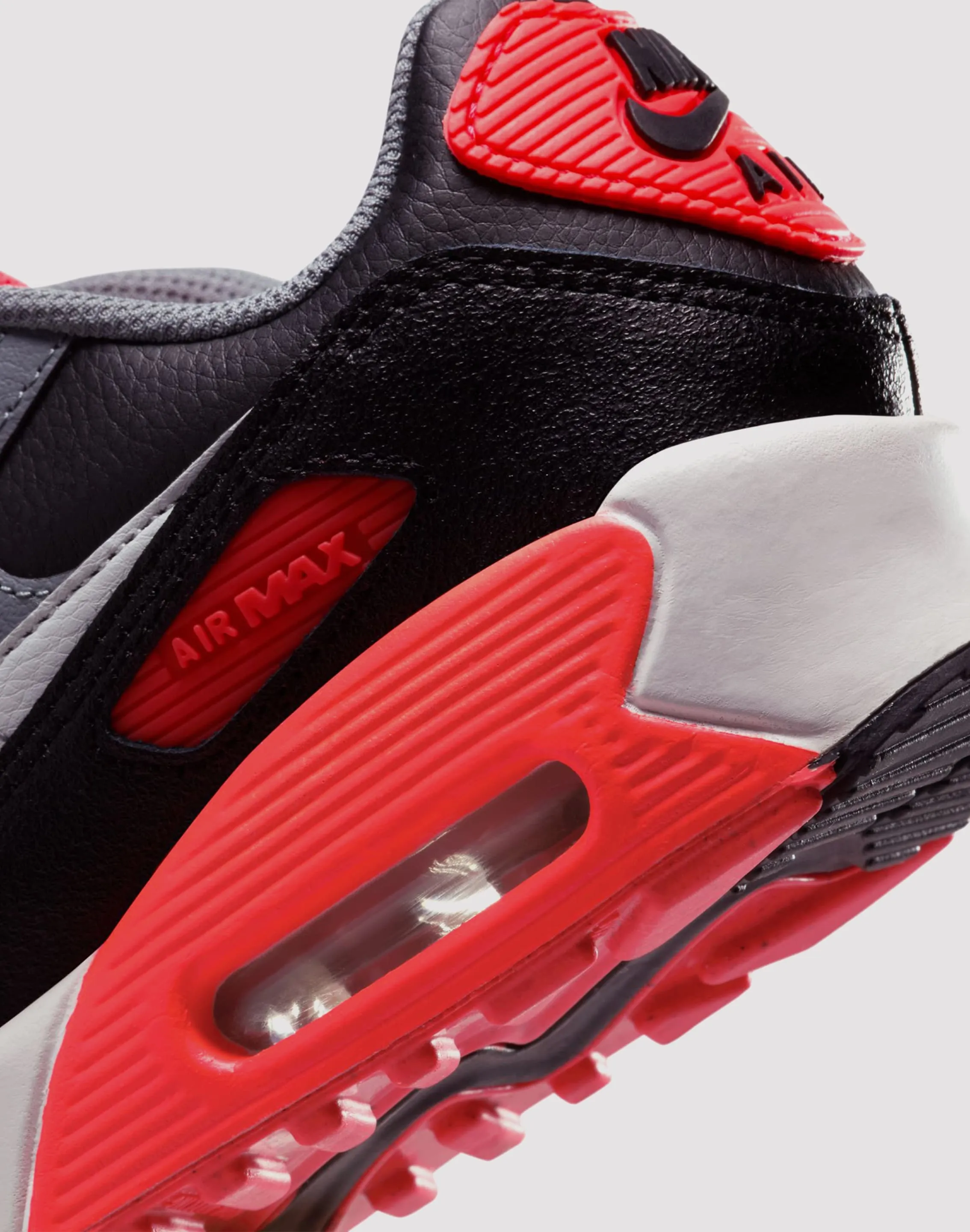 Comfort Nike Air Max 90 Grade School Boys' "Black/Photon Dust/Cool Grey"