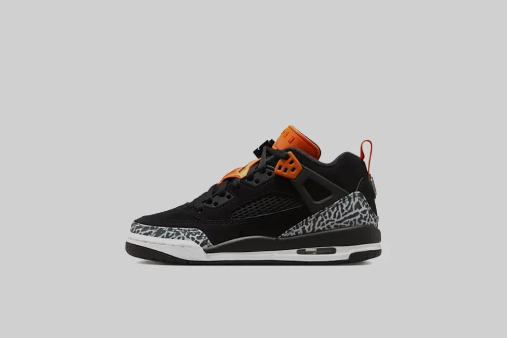 Cushioning Pods Fast Transition Jordan Spizike Low 'Black and Starfish' (GS) - FQ3950-008