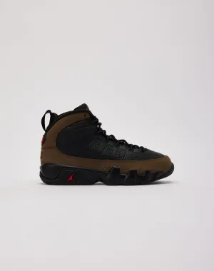 All-Purpose Cushioning Traction Pattern Optimization Jordan Air Jordan 9 Retro 'Olive' Grade-School