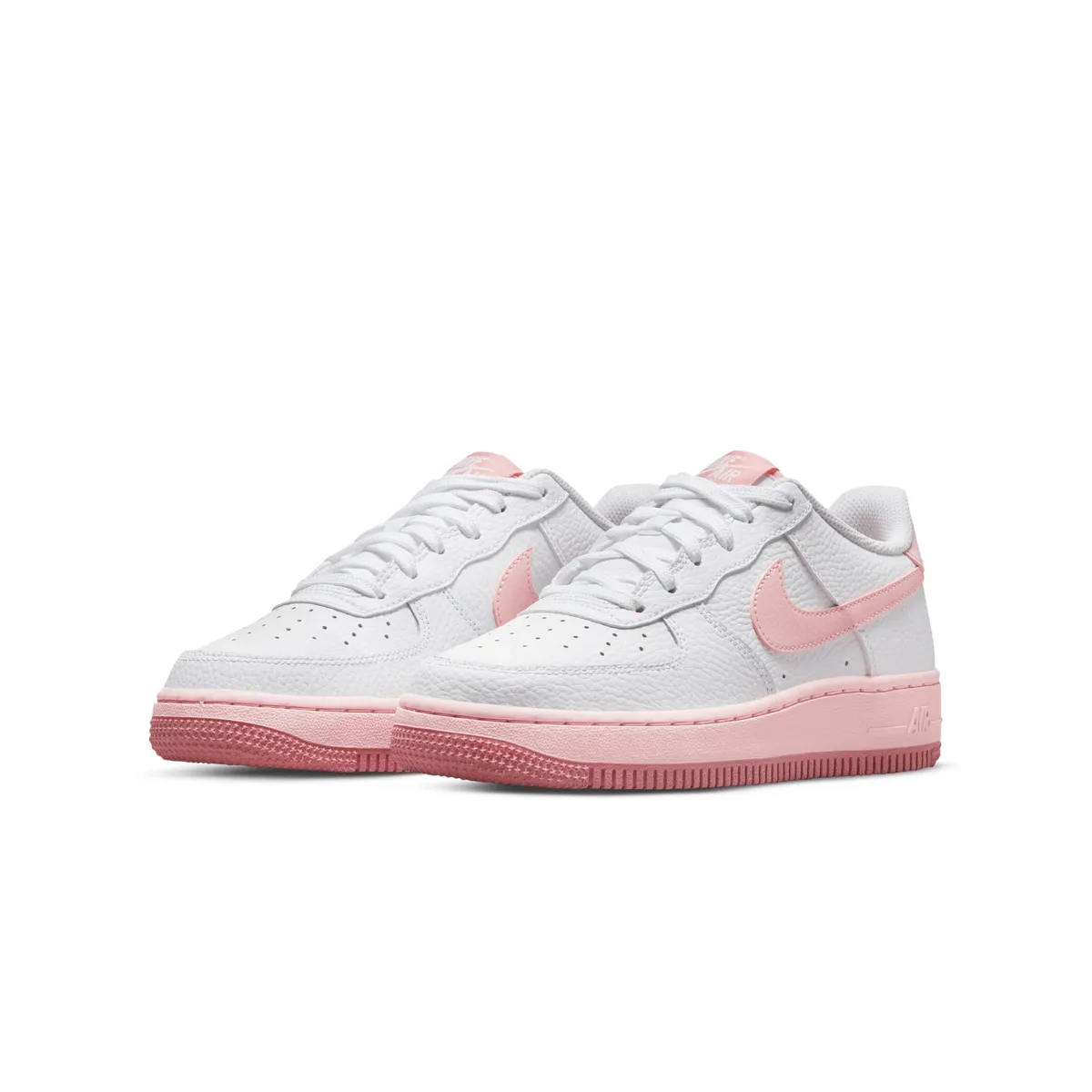 Lightweight Frame Anatomically Shaped Footbed Kid's Air Force 1 'Pink Foam'