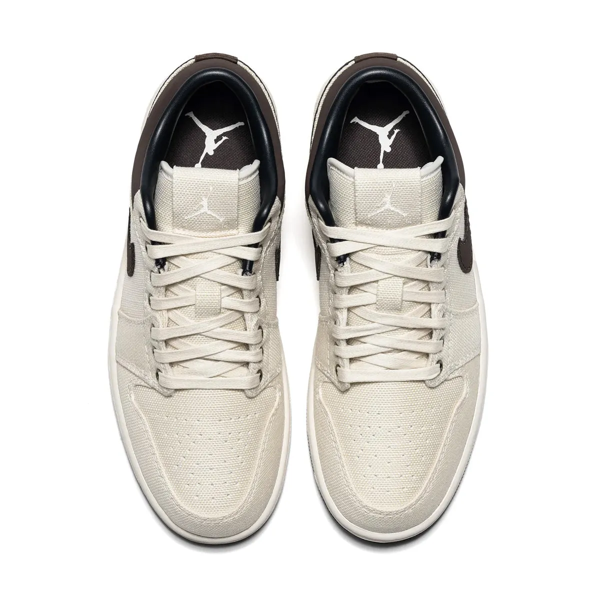Air Jordan 1 Low Premium 'Pale Ivory Baroque Brown' Pressure Dispersion Tech