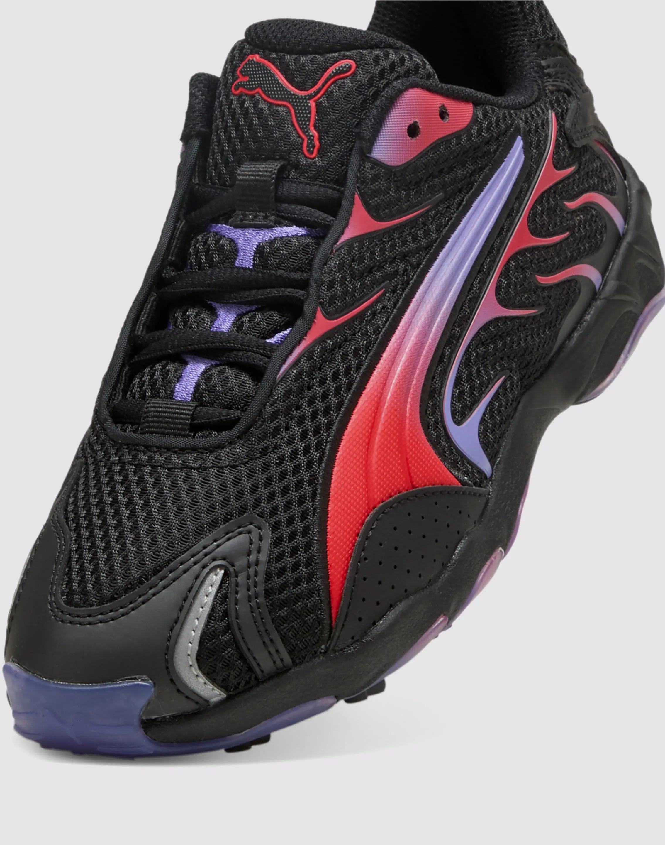 Puma Inhale "Black/Red" Grade School Kids' Seamless Inner Lining Elite Response