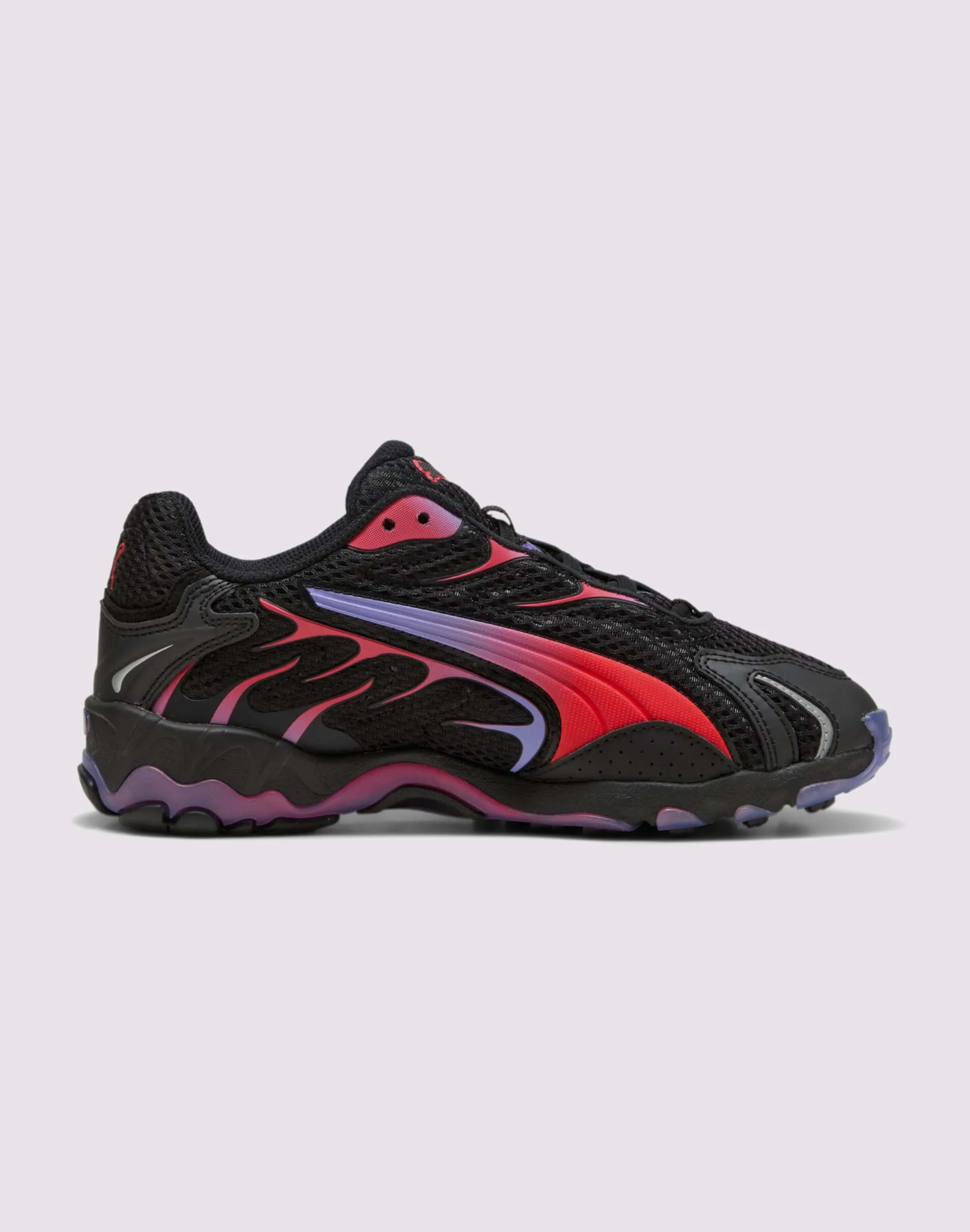 High-Performance Support Comfortable ankle support Puma Inhale "Black/Red" Grade School Kids'