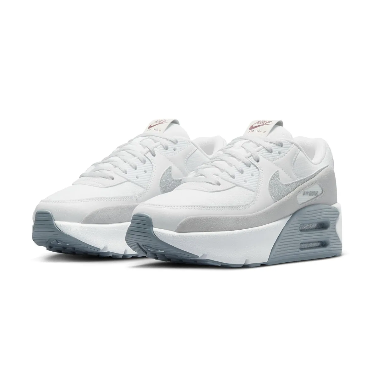 Wmns Air Max 90 LV8 'White Photon Dust' Neutral Stability Control Boosted sole