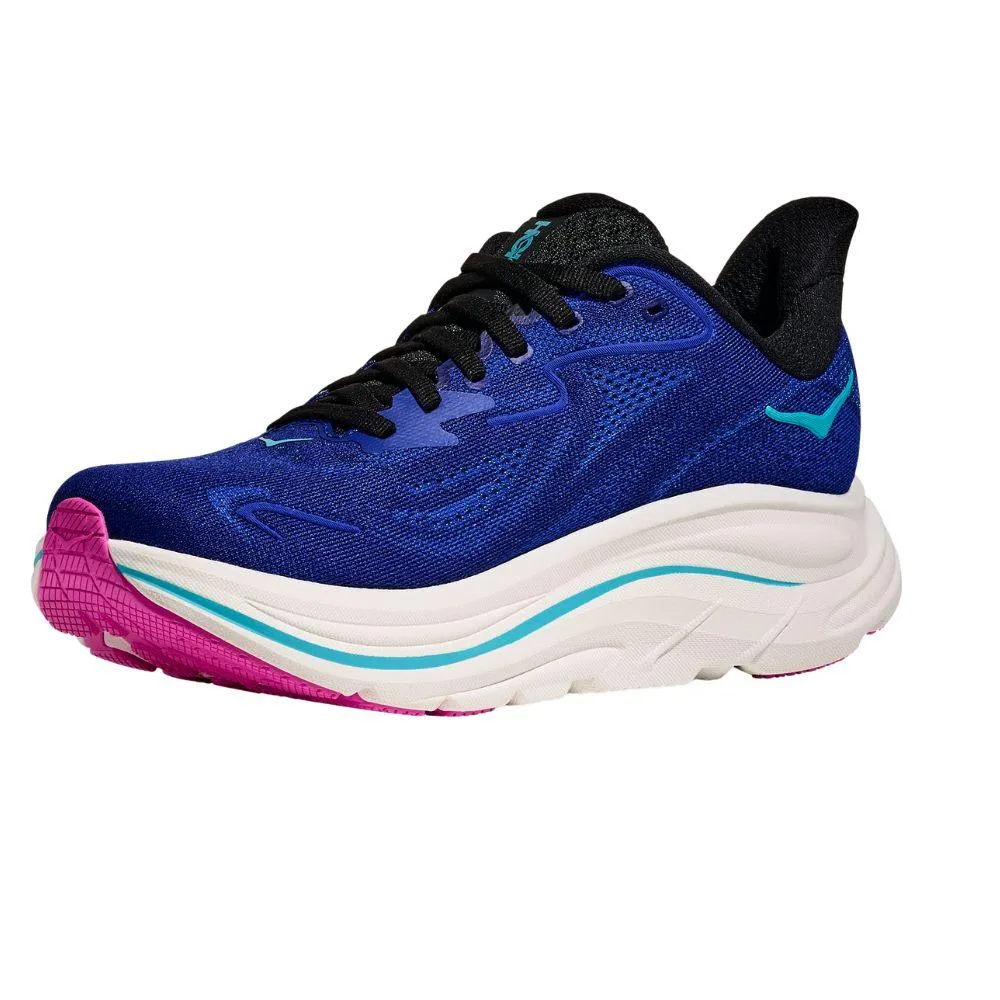 HOKA CLIFTON 10 WIDE ????????????????????? Collar height balances mobility and ankle security