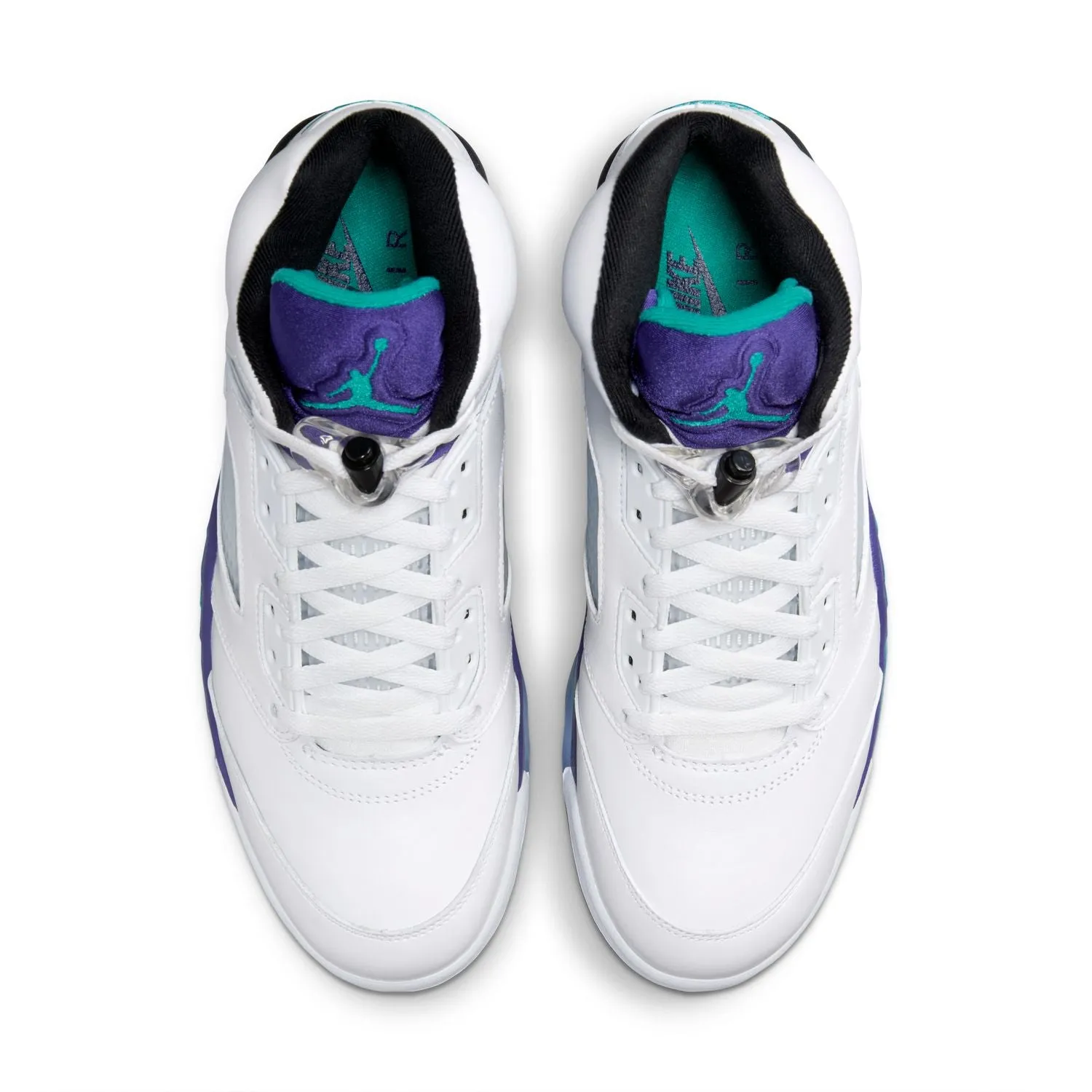 Foot Shape Air Jordan 5 Retro OG 'Grape'