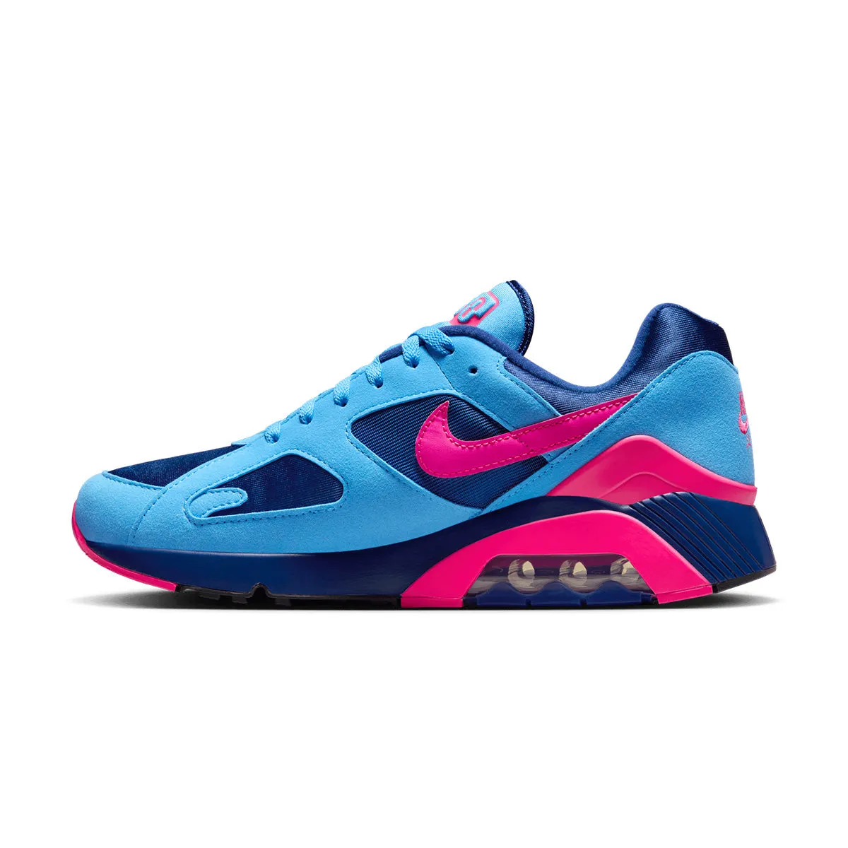 Trend-setting sole Air 180 'University Blue Hyper Pink'