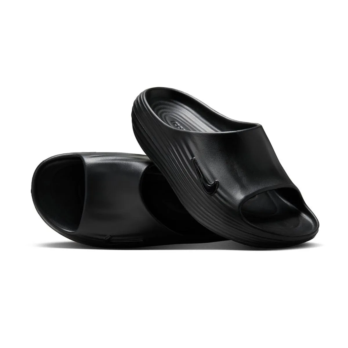 Fashion-forward style Vibration Dampening System ReactX Rejuven8 Slide 'Black'