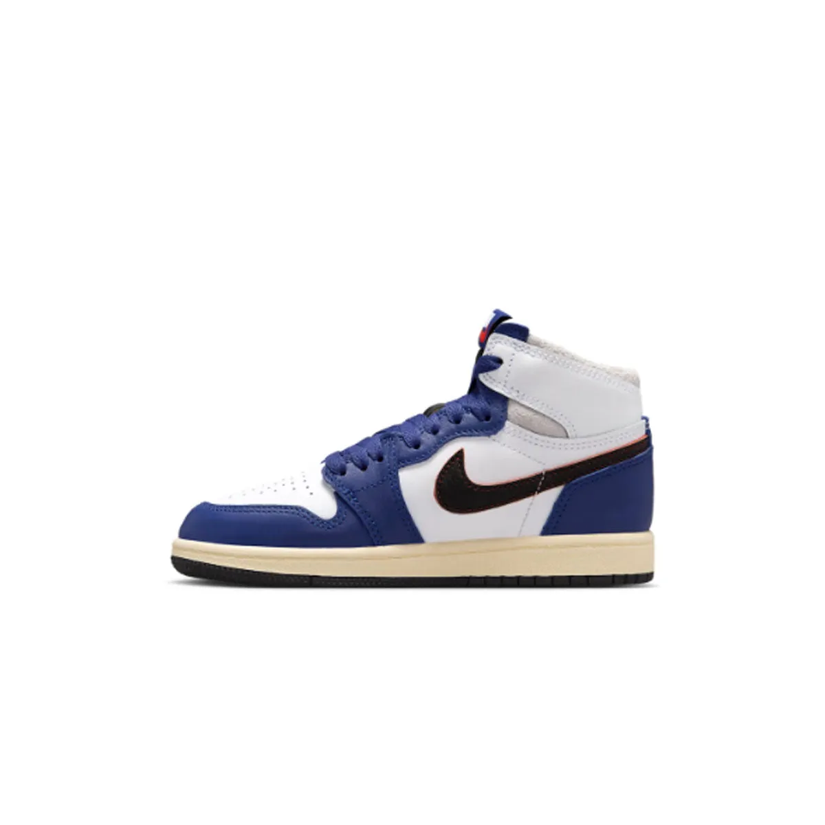 Adaptive Fit Framework Neutral Stability Platform Kids Air Jordan 1 Retro High OG 'Rare Air Deep Royal Blue'