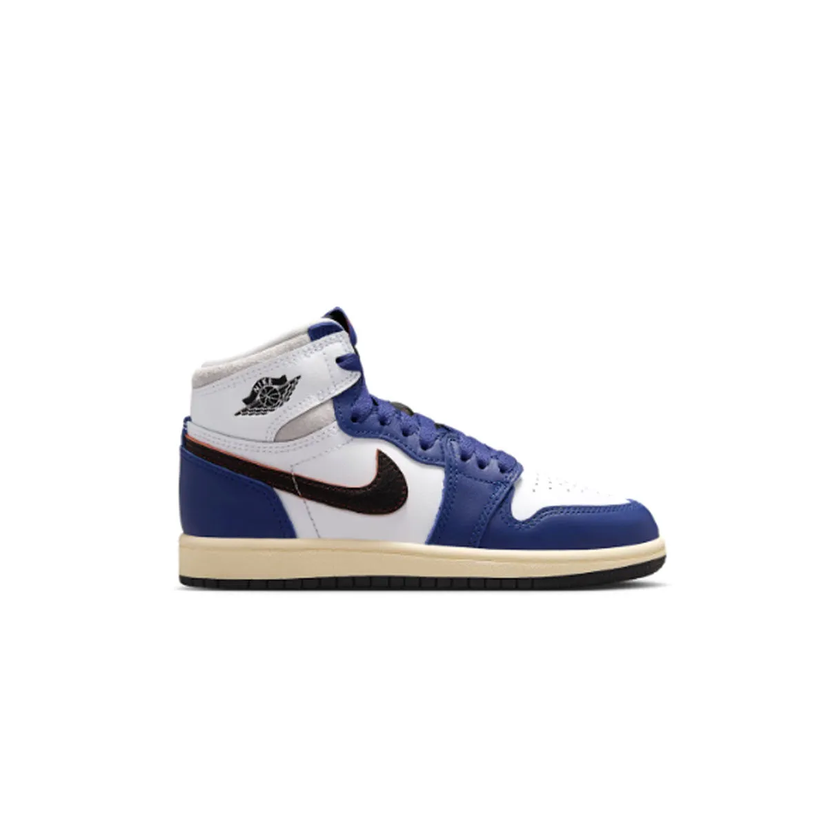 Kids Air Jordan 1 Retro High OG 'Rare Air Deep Royal Blue' Cushioned