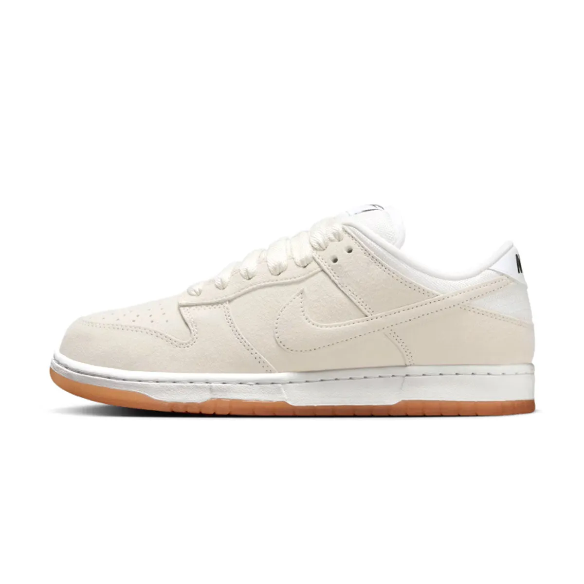 SB Dunk Low Pro B 'Pale Ivory' Freedom Fit Lace Free Fastenings