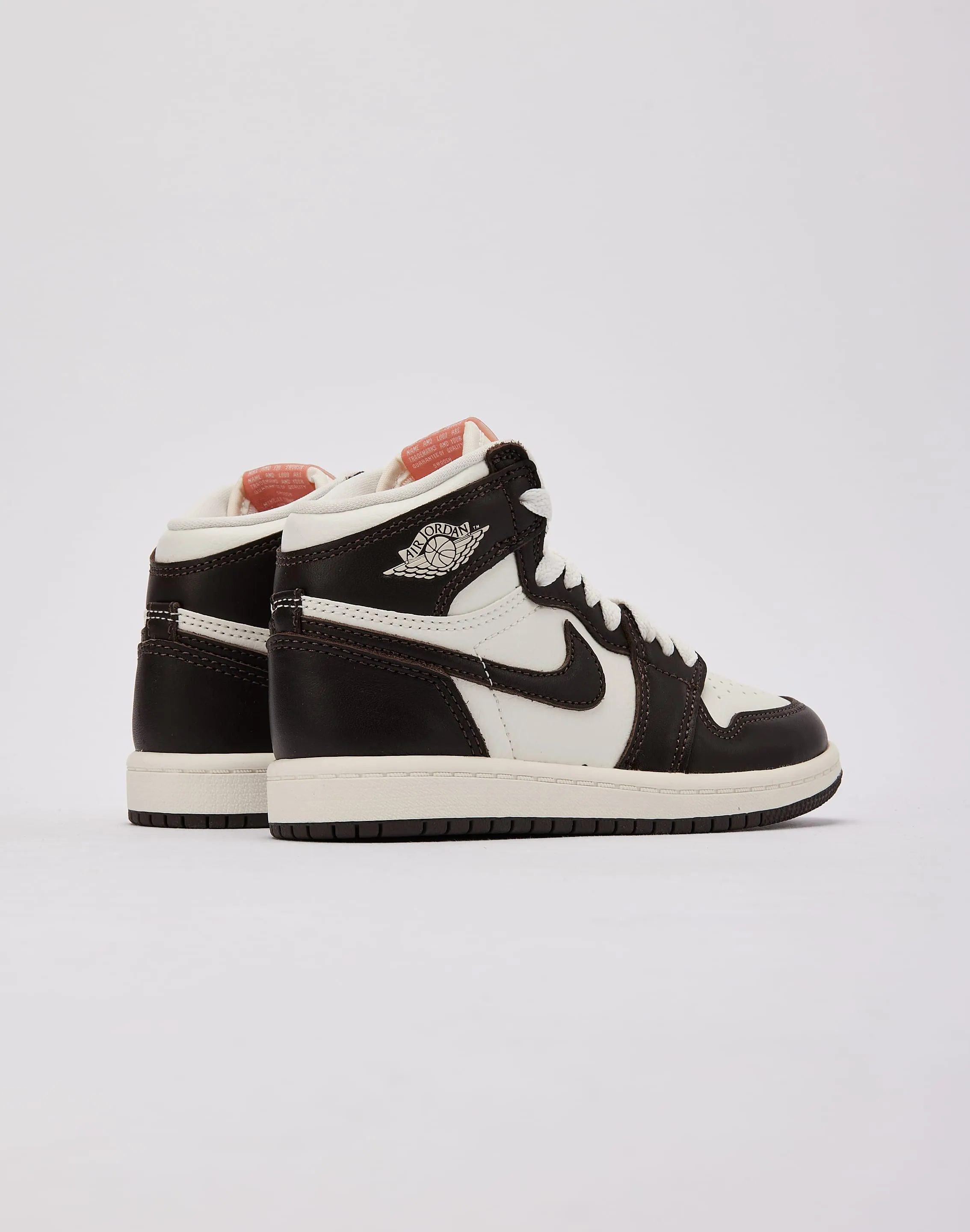 Non Irritating Stitching Flexible Heel Jordan Air Jordan 1 Retro High OG 'Baroque Brown' Pre-School