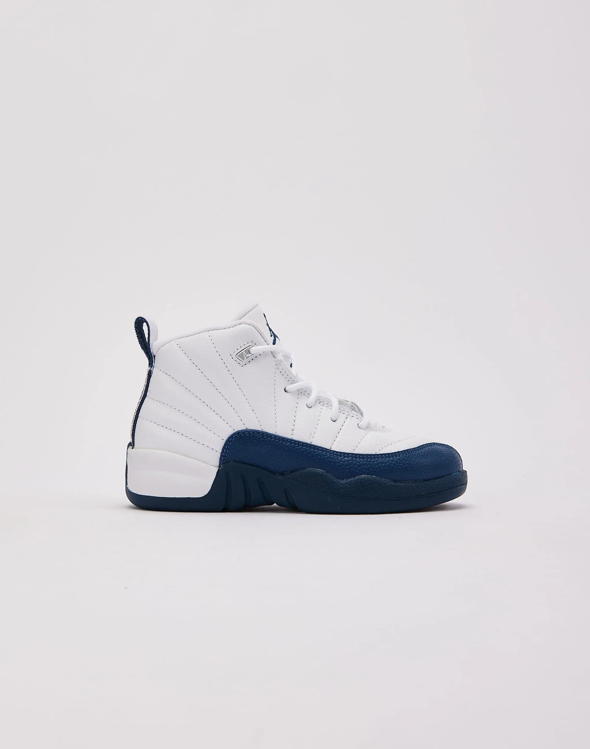 Vented Tongue Design Jordan Air Jordan 12 Retro 'French Blue and White' Pre-School