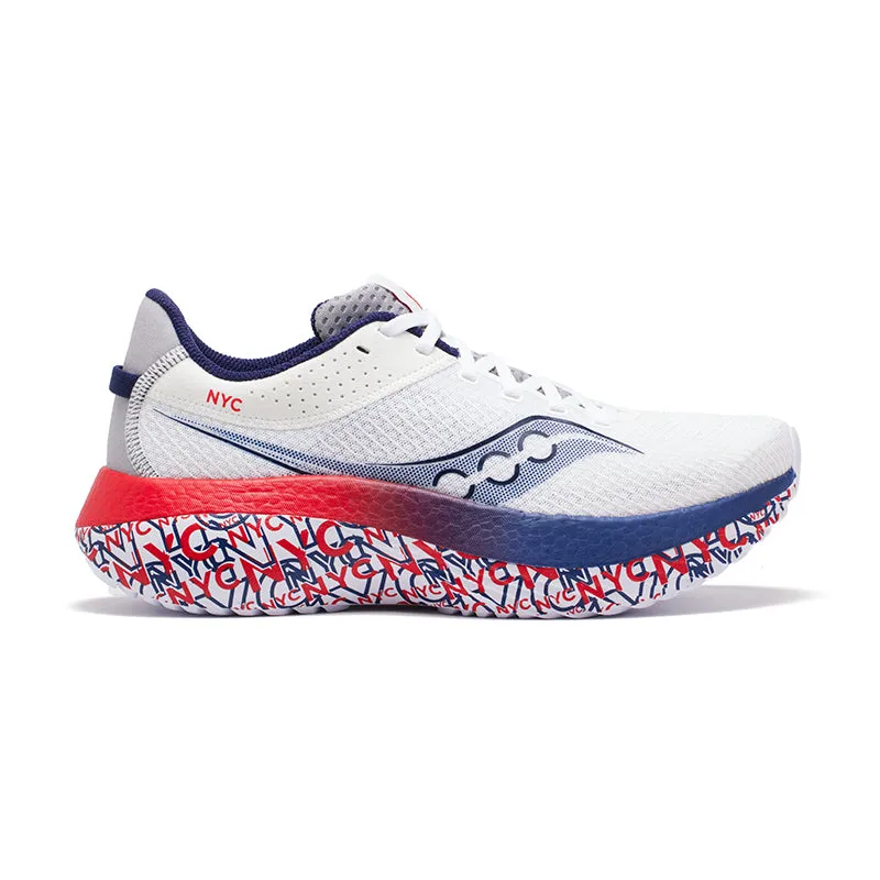 Forefoot plate enhances push-off in sprint actions Training Routine SAUCONY-KINVARA PRO Women