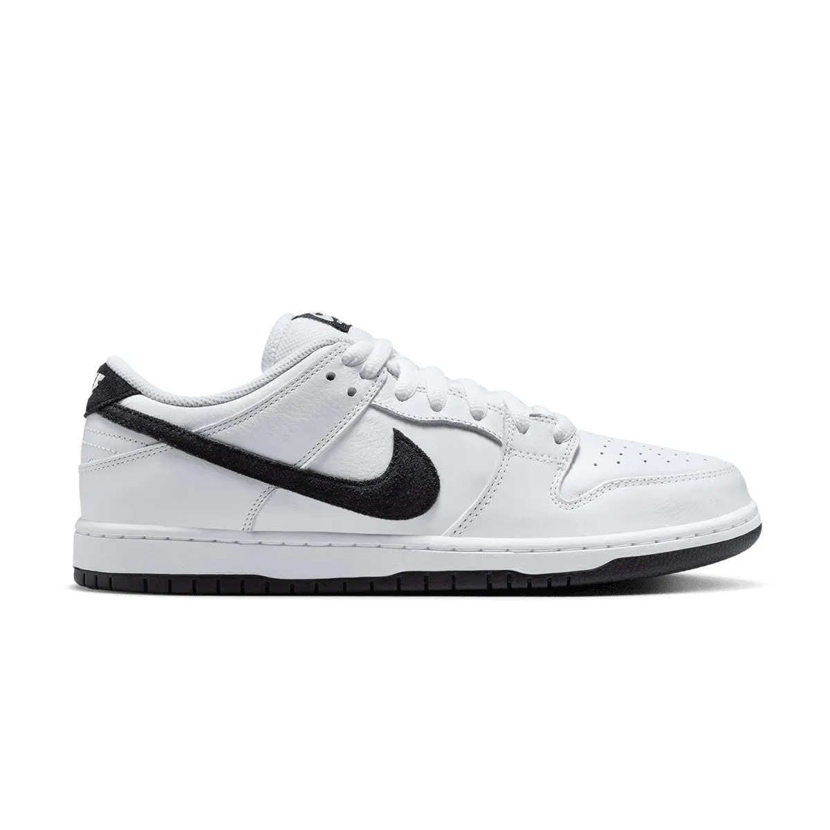 SB Dunk Low Pro 'White Black' Soft Texture Low Drop Profile