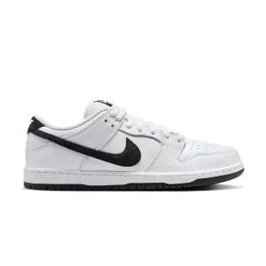 SB Dunk Low Pro 'White Black' Soft Texture Low Drop Profile
