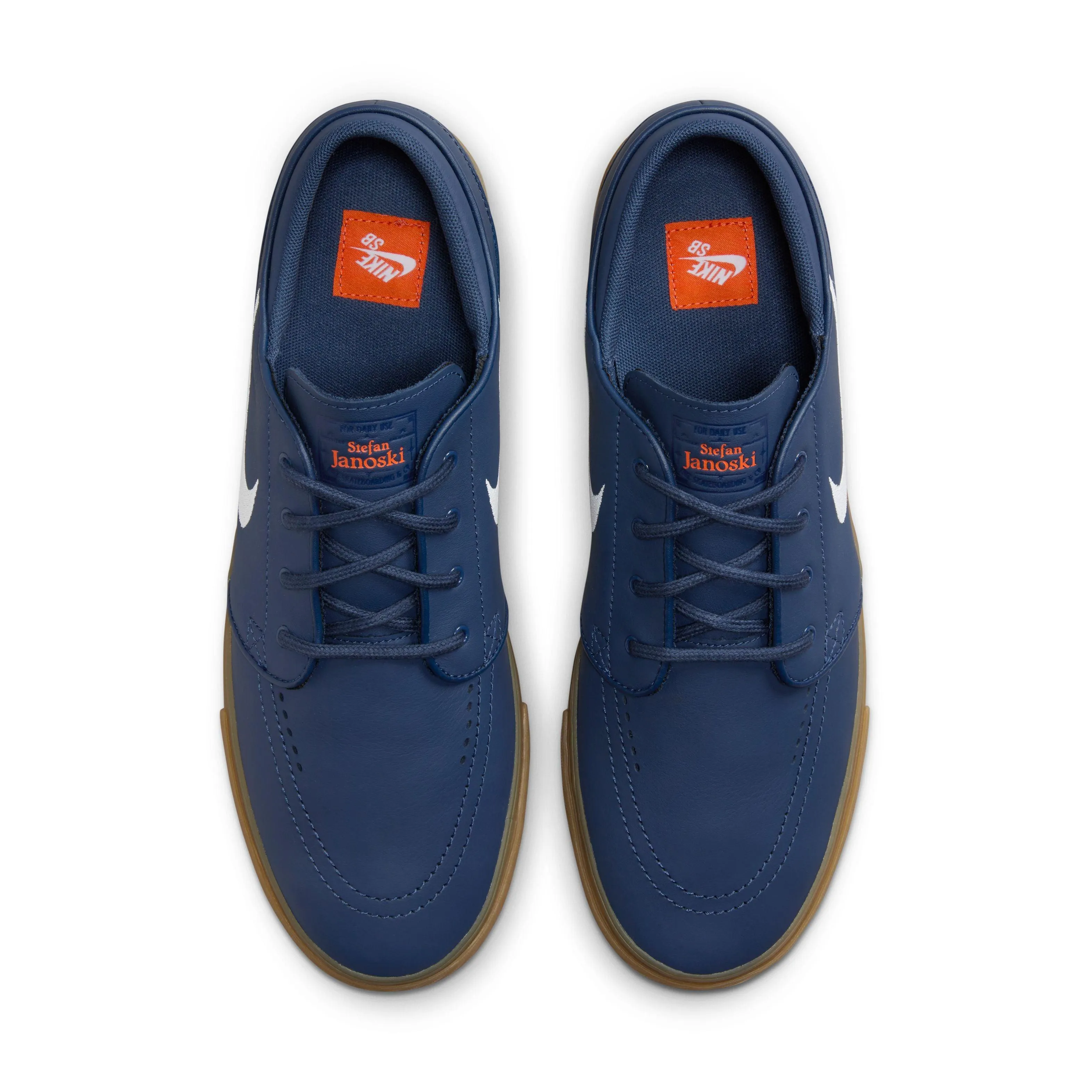 SB Zoom Stefan Janoski ISO 'Navy?Gum' Climate Control Technology Ventilation holes