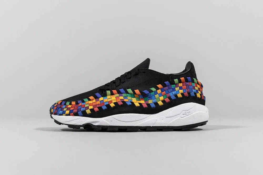 Nike Air Footscape Woven 'Black and Multi-Color' Ergo Touch