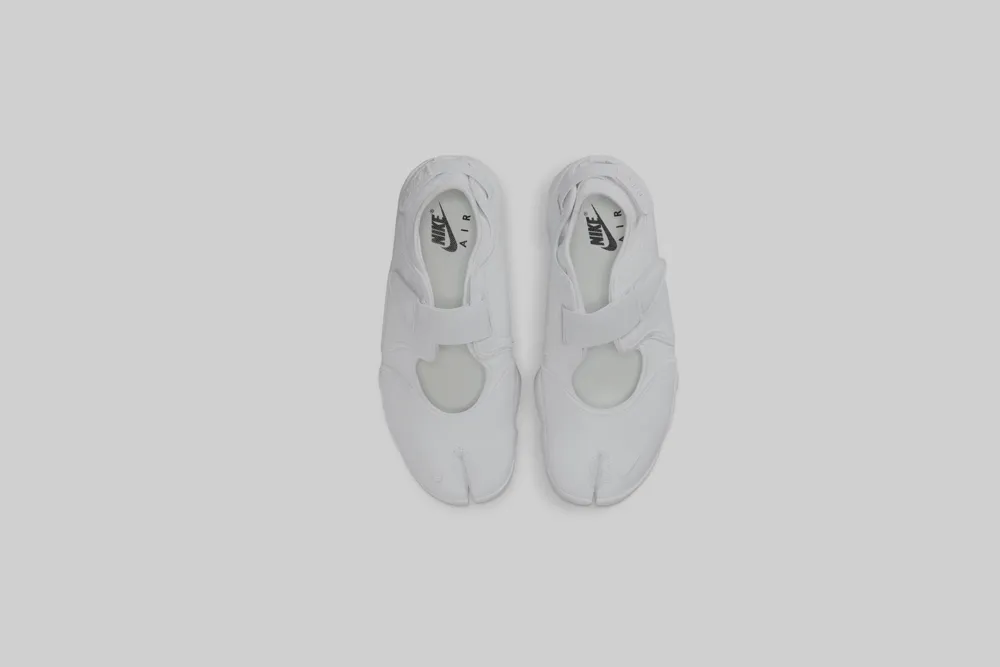Women's Nike Air Rift Leather 'White' Soft Collar Padding