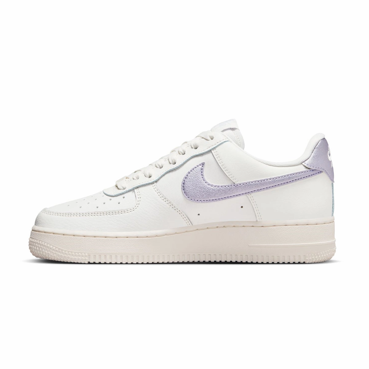 foldable Microporous Mesh Panels Wmns Air Force 1 '07 Ess 'Metallic Purple'