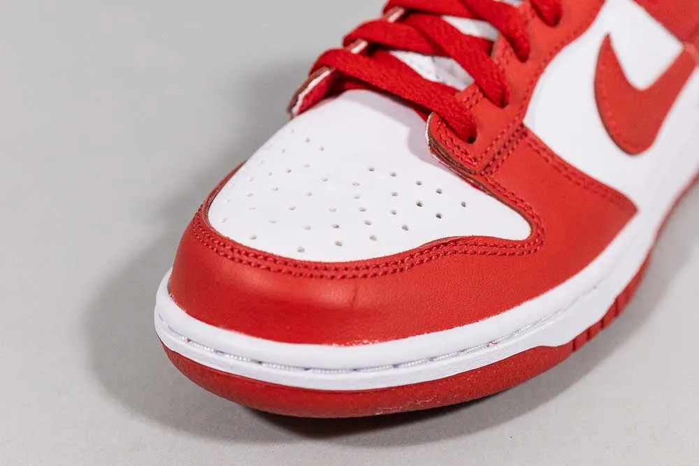 Nike Dunk Low 'White and University Red' (GS) Unbeatable Traction Versatile Trend