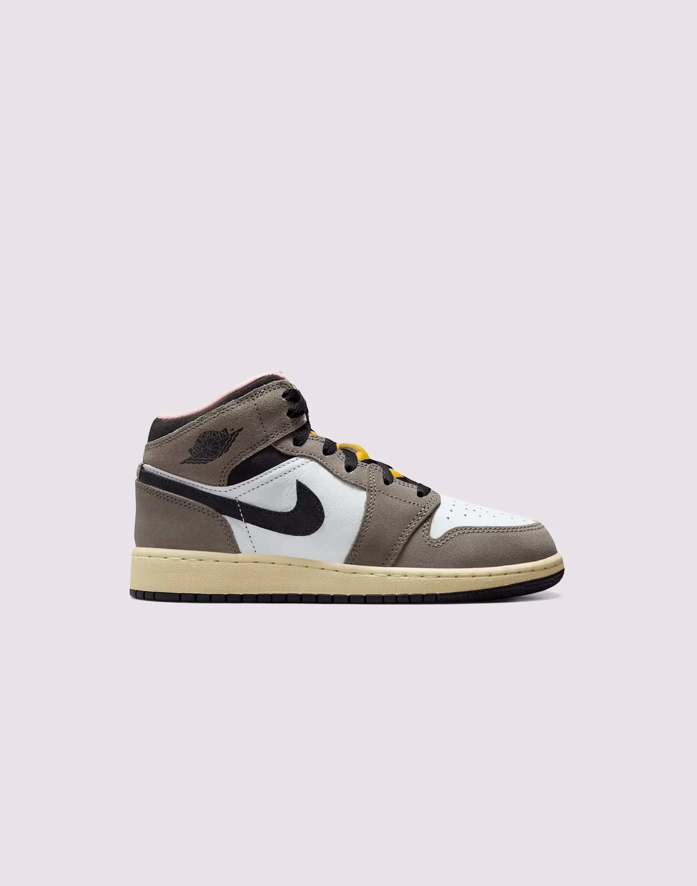 Durable Material Jordan Air Jordan 1 Mid Grade-School